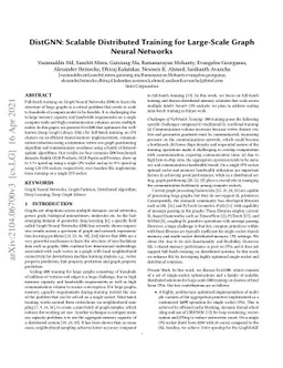 DistGNN: Scalable Distributed Training for Large-Scale Graph Neural
  Networks