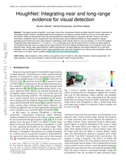 HoughNet: Integrating near and long-range evidence for visual detection
