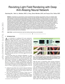 Revisiting Light Field Rendering with Deep Anti-Aliasing Neural Network