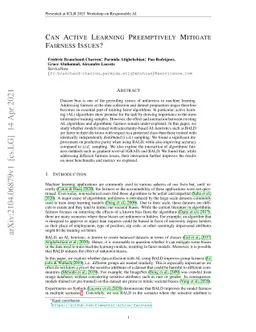 Can Active Learning Preemptively Mitigate Fairness Issues?