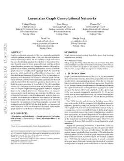 Lorentzian Graph Convolutional Networks