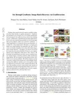 See through Gradients: Image Batch Recovery via GradInversion