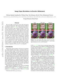 Image Super-Resolution via Iterative Refinement