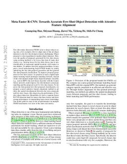Meta Faster R-CNN: Towards Accurate Few-Shot Object Detection with
  Attentive Feature Alignment