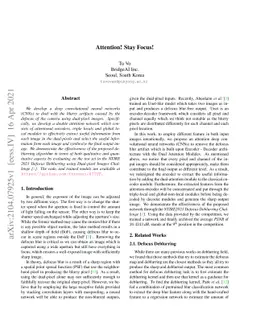 Attention! Stay Focus!