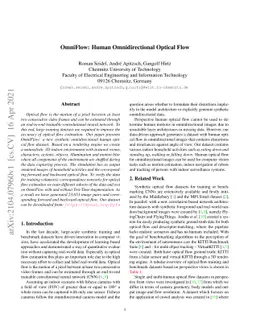 OmniFlow: Human Omnidirectional Optical Flow