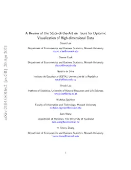 A Review of the State-of-the-Art on Tours for Dynamic Visualization of
  High-dimensional Data