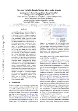 Towards Variable-Length Textual Adversarial Attacks