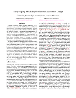 Demystifying BERT: Implications for Accelerator Design