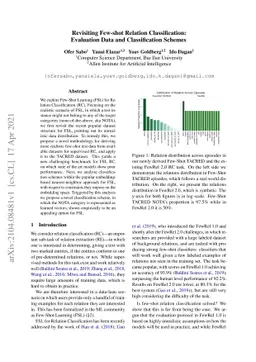 Revisiting Few-shot Relation Classification: Evaluation Data and
  Classification Schemes