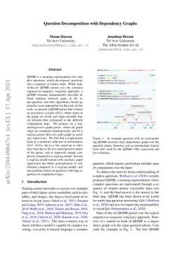 Question Decomposition with Dependency Graphs