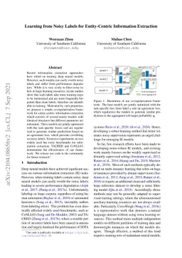 Learning from Noisy Labels for Entity-Centric Information Extraction