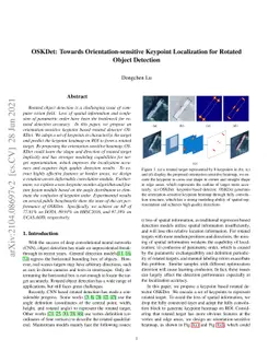 OSKDet: Towards Orientation-sensitive Keypoint Localization for Rotated
  Object Detection