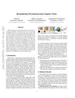 Reconsidering CO2 emissions from Computer Vision