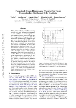 Fantastically Ordered Prompts and Where to Find Them: Overcoming
  Few-Shot Prompt Order Sensitivity