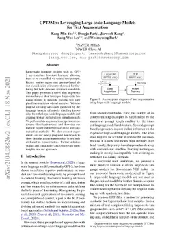 GPT3Mix: Leveraging Large-scale Language Models for Text Augmentation