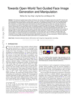 Towards Open-World Text-Guided Face Image Generation and Manipulation