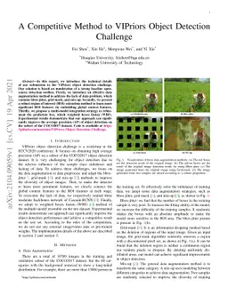 A Competitive Method to VIPriors Object Detection Challenge