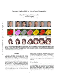 Surrogate Gradient Field for Latent Space Manipulation