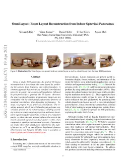OmniLayout: Room Layout Reconstruction from Indoor Spherical Panoramas