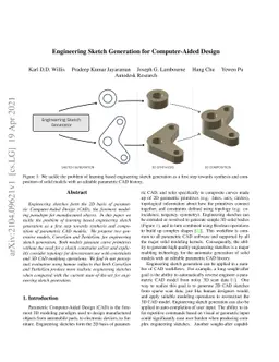Engineering Sketch Generation for Computer-Aided Design