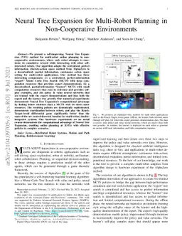 Neural Tree Expansion for Multi-Robot Planning in Non-Cooperative
  Environments