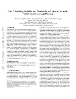 GMLP: Building Scalable and Flexible Graph Neural Networks with
  Feature-Message Passing