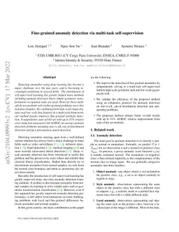 Fine-grained Anomaly Detection via Multi-task Self-Supervision