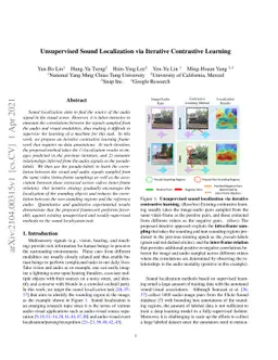 Unsupervised Sound Localization via Iterative Contrastive Learning