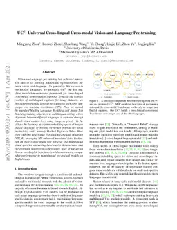 UC2: Universal Cross-lingual Cross-modal Vision-and-Language
  Pre-training