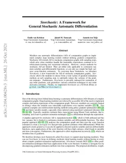 Storchastic: A Framework for General Stochastic Automatic
  Differentiation