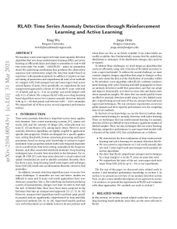 RLAD: Time Series Anomaly Detection through Reinforcement Learning and
  Active Learning