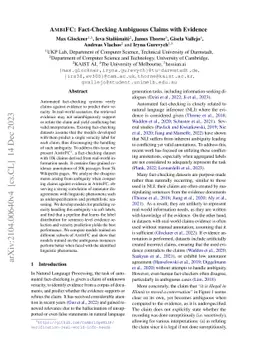 AmbiFC: Fact-Checking Ambiguous Claims with Evidence