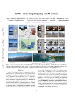 In&Out : Diverse Image Outpainting via GAN Inversion