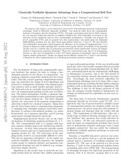 Classically-Verifiable Quantum Advantage from a Computational Bell Test
