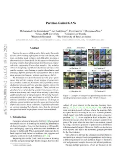 Partition-Guided GANs