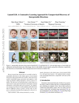 LatentCLR: A Contrastive Learning Approach for Unsupervised Discovery of
  Interpretable Directions