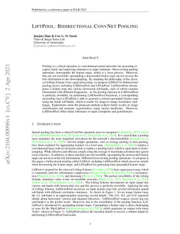 LiftPool: Bidirectional ConvNet Pooling