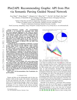 Plot2API: Recommending Graphic API from Plot via Semantic Parsing Guided
  Neural Network