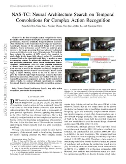NAS-TC: Neural Architecture Search on Temporal Convolutions for Complex
  Action Recognition