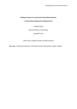Finding Variants for Construction-Based Dialectometry: A Corpus-Based
  Approach to Regional CxGs