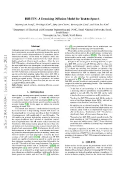 Diff-TTS: A Denoising Diffusion Model for Text-to-Speech