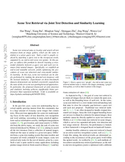 Scene Text Retrieval via Joint Text Detection and Similarity Learning