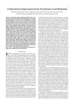 A Federated Learning Framework for Non-Intrusive Load Monitoring