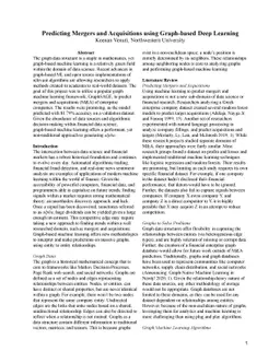 Predicting Mergers and Acquisitions using Graph-based Deep Learning