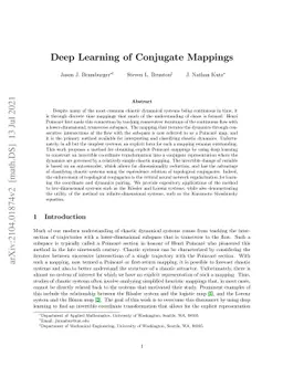 Deep Learning of Conjugate Mappings