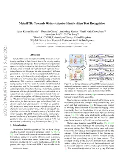 MetaHTR: Towards Writer-Adaptive Handwritten Text Recognition
