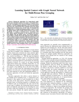 Learning Spatial Context with Graph Neural Network for Multi-Person Pose
  Grouping