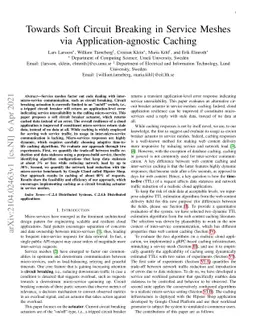Towards Soft Circuit Breaking in Service Meshes via Application-agnostic
  Caching