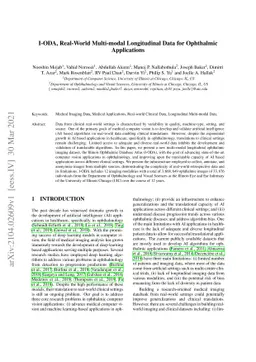 I-ODA, Real-World Multi-modal Longitudinal Data for
  OphthalmicApplications